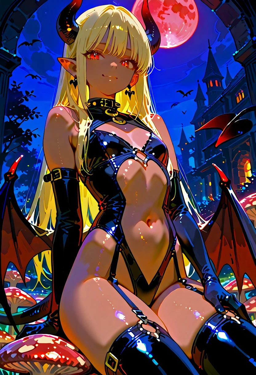((a photorealistic portrait of an exquisite, glamour female vampire: 1.5)) , pale face, blond hair, long vibrant shiny hair, glamorous hair, emerald green eyes, deep penetrating eyes, red lips, lustful lips, ((two vampiric fangs: 1.5), drops of blood dripping from the mouth, ((1920's style: 1.5)), (highest quality:1.2, Very detailed, up to date, Vibrant, Ultra-high resolution, High Contrast, masterpiece:1.2, highest quality, Best aesthetics), best details, best quality, highres, ultra wide angle, 16k, [ultra detailed], masterpiece, best quality, (extremely detailed), Genetically modified..., Cinematic Hollywood Film, traditional watercolor painting