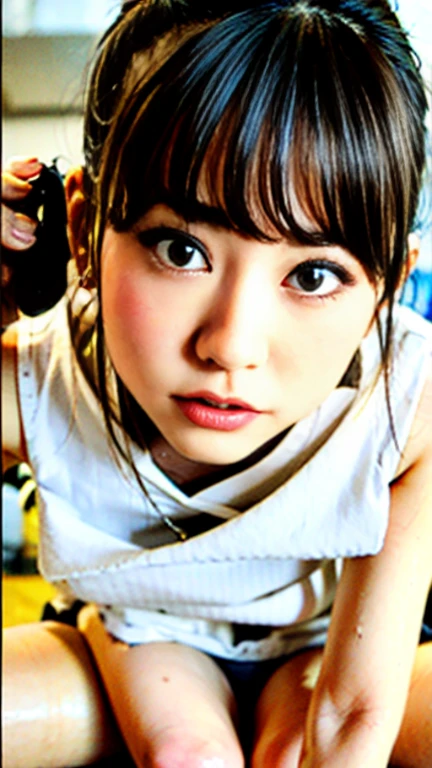 (masterpiece, 16k,8k,4K ,Very detailed:1.1),(Beautiful Face:1.1),(One Girl:1.1),Age 25,Japanese Girls,(Jewelry Lifting:1.3),(urination:1.4),(Embarrassing:1.2), Open your mouth,I opened my eyes,Medium Shot,Moaning,(traces of saliva), Eyes Wide Open, (Frowning),(Crazy Eyes) ,Heavily wet,(Wet thighs),(Open leg pose),C cup breasts,(cum running down her legs),Black Hair,Squirting on your own, Wet clothes, The face of a talented person,I can't hold my Squirting, doggy pose, Her body can't hold my Squirting, Squirting in the middle of town,stand up, Hyper cum desperate face,Embarrassing face,Painful face, Covered in semen, cum on longtan,cum on face, vagina and anus,cum shot,Tied up with rope,ahegao,Suck your own breasts,drinking semen,cum shot in mouth,Pink nipples,Squeezing a penis between her buttocks,double Penetration sex