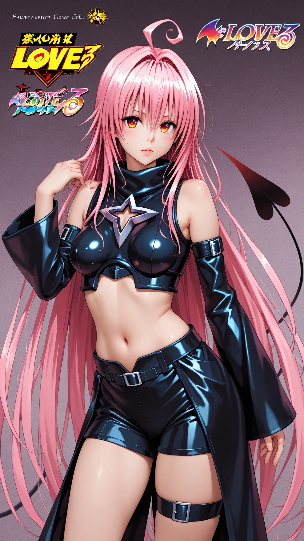 masterpiece,best quality,highres,illustration,hyper detailed,8k cg wallpaper,ray tracing,((multicolored hair:1.2)),heterochromia,medium breasts,(hiten1:0.8),<lora:add_detail:1>,black bodysuit,corruption,pubic tattoo,b34n bodysuit,<lora:b34n-nai-2:0.8>,cowboy shot,arms up,bondage,bound,head-mounted display,open mouth,mind control,saliva,
