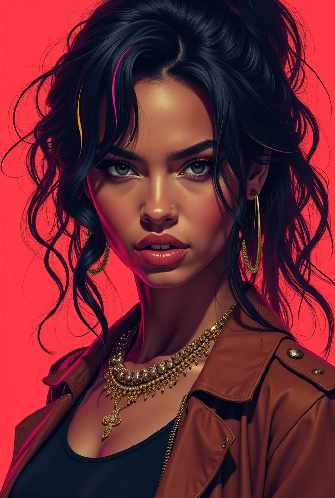 Prompts
Copiar prompts
((best quality)), ((Artwork)), (detailded), high qualiy, best quality, black, drapery, Africana, long, curly hair with, breast out, beautiful strong woman, olhos detaildeds, pleasant smells, 18 year old girl, lush ass short leather mini skirt, open leather jacket, breast out aparecendo, thick eyebrow, beautiful and soft makeup, earrings, Fine gold cord, very big nipples, dark nipples, hairy nipples, moana, gorda, on all fours in bed, confrontation, angry facial expression