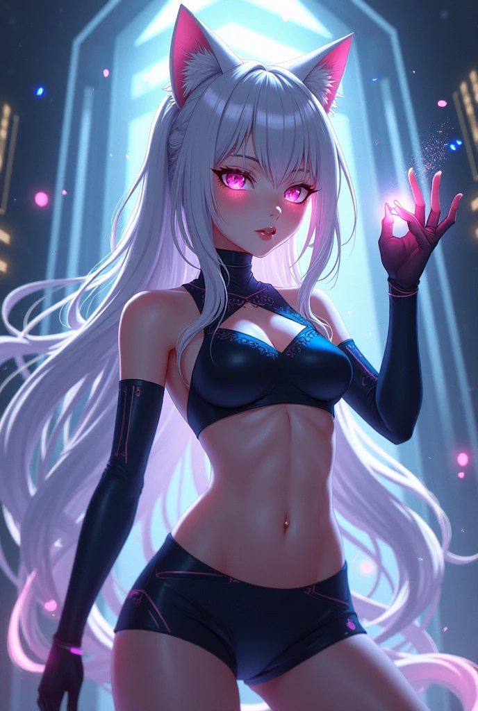 Lumine from genshin impact sucking dick