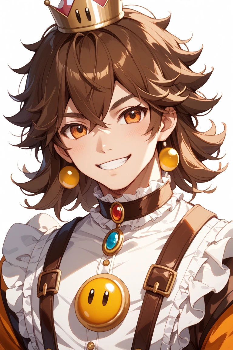 {{upper body}}, {{konoha headband}},  ((short hair)), ((brown hair)), ((teenage boy)), ((hair over eyes)), ((cheerful expression)), ((fair skin)), ((shinobi clothing)), 1boy, beautifully drawn, high resolution illustration, best quality, High definition, ((detailed anime sketch)), Masterpiece, (solo), absurdres,  detailed background, fine detail, male focus, HDR, 