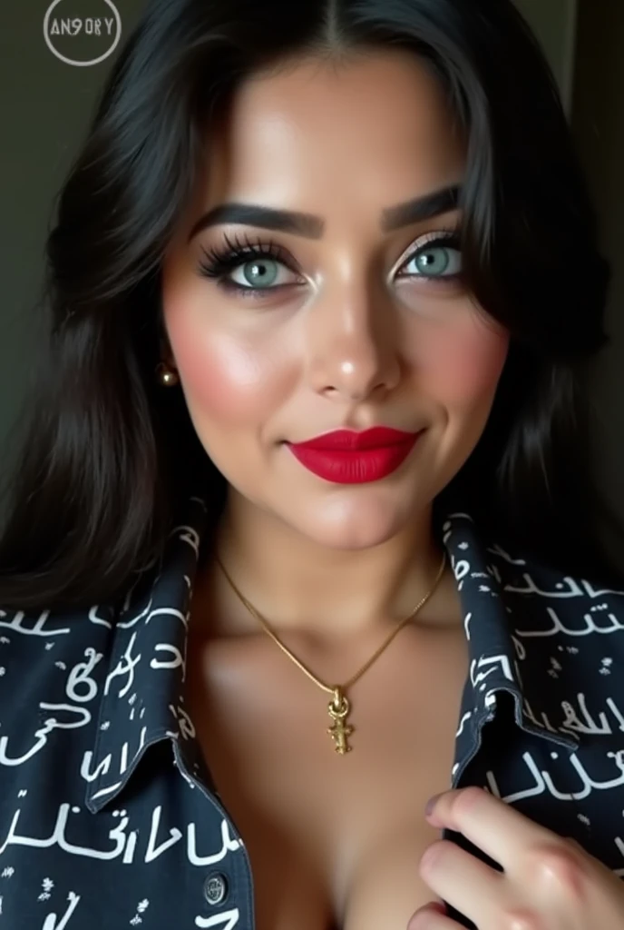 4K, Masterpiece, highres, absurdres,
beautiful edgPersian_woman, a woman with a black dress and a red lipstick ,perfect edgPersian_face, perfect edgPersian_body <lora:edgPersian:1>