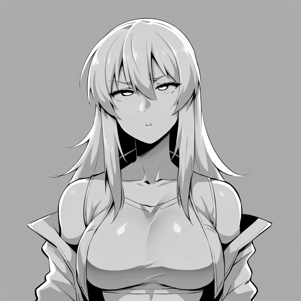 pale skin black long hair yellow eyes muscular girl huge breasts sad expressionless sad expressionless sad expressionless sad expressionless sad expressionless sad expressionless