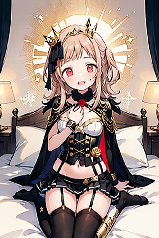 (small breasts:1.2), (perky chest:1.2), (pointed chest:1.2), (Pudding cake magazine cover:1.3),(from above:1.0),(fromside:0.9),masterpiece, 1girl, Amazing Cleavage:1.1, thin waist, optimum,tmasterpiece,hight resolution,best qualtiy,hyper HD,super detailing,awardwinning,16 K,solo,(The upper part of the body),anatomy correct,Beautiful cyberpunk girl,Cowboy Shot,cute face,a blond,Longhaire,Twin-tailed,Braids, Hairline,(scarlet eyes),long eyelasher,Hanging eye corners,White skin of the,shoot from the side, ((see through camisole:0.1)), ((Sheer nipples:1.0)),Rocket Tits,(Slim body),smile,seductive weak smiling,(with sparkling eyes and a contagious smile),open mouth, Looking at Viewer,
