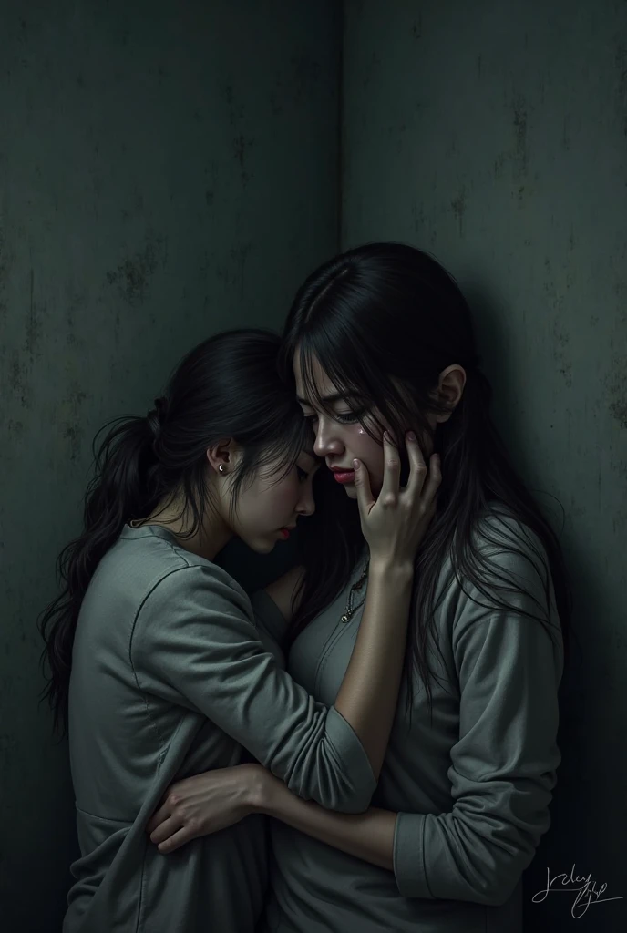 people crying

