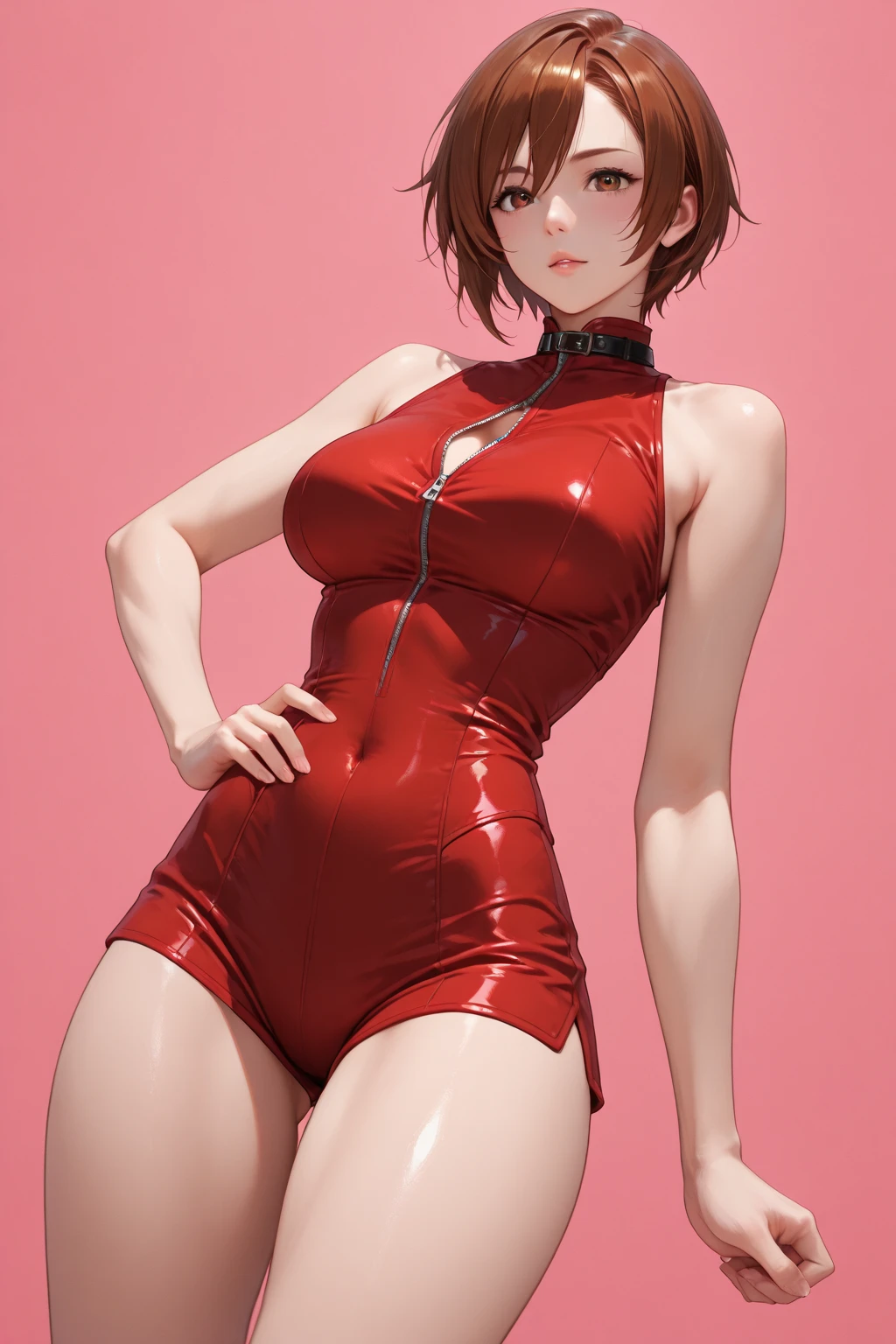 (best quality,4k,8k,highres,masterpiece:1.2),(ultra-detailed,realistic:1.37),((11 year-old beautifull small-sized asian girl smiling and lying in the snow, wearing a tight very transparent see-through glossy red transparent latex dress with turtleneck, huge perky tits),(small waist, thin hips, thin legs, ((slim and skinny body with big perky tits))),(light electric red hair, short haircut),(tight very transparent see-through glossy red transparent latex dress with turtleneck).