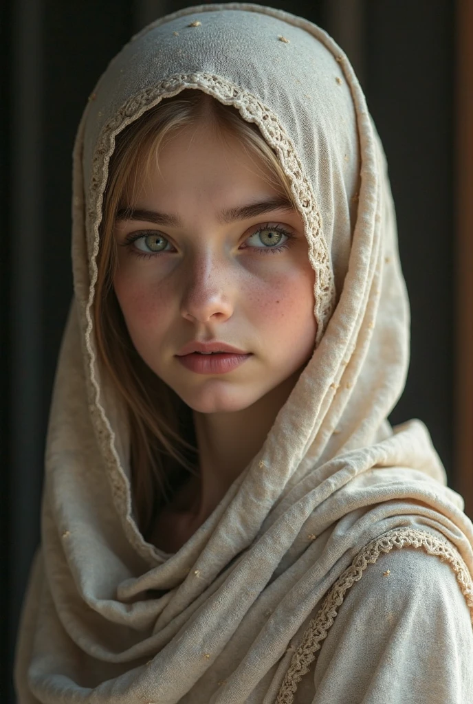 naked young girl in hijab