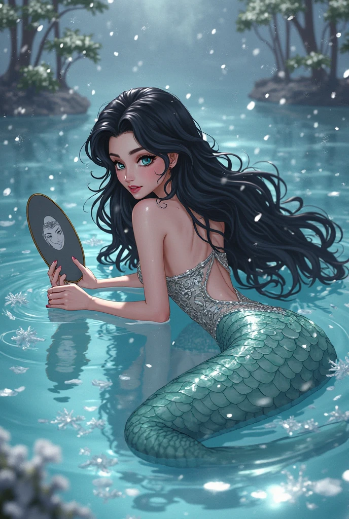 beautiful african american mermaid, black very curly hair, smiling, purple pink teal, purple mermaid tail, underwater, (best quality,4k,8k,highres,masterpiece:1.2),ultra-detailed,(realistic,photorealistic,photo-realistic:1.37),highly detailed face, beautiful detailed eyes,beautiful detailed lips,extremely detailed eyes and face,longeyelashes,underwater scene,coral reef,tropical fish,sunlight shining through the water,glowing bioluminescent plankton