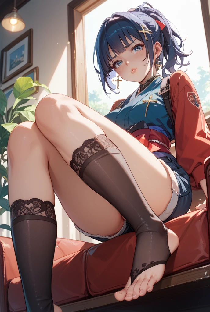 <lora:chloerollo-nvwls-v1:0.85>, toon \(style\),chloe rollo, cat ears, tail,
BREAK((maid headdress, green dress, white apron, long sleeves, pantyhose, (multicolor black hairs)):1.1, huge breasts,),
BREAK(<lora:Pure sleep V1:0.85>, (closed eyes:1.2), (pure sleep, sleeping, lying, on stomach, sleepy, legs together, underwear, panties, pillow):1.15),
BREAK((solo, 1girl, adorable girl, young female, cute), (full body:1.3), dynamic angle, detailed shadow, lightning, (wide shot, wide view, wide-angle lens)),
BREAK(perfect(anatomy,body,face,hand,leg,foot)),
BREAK(<lora:cozy animation scenes_20230824111332:0.45>, PIXIV, indoors, medieval tavern, detailed tavern, autumn, snow dust outside window, (wide view, wide-angle lens)),
BREAK(<lora:more_details:0.5>, extremely detailed, CG, 8k Amazing, finely detail, (masterpiece:2.0, best quality), (intricate details, depth of field)), kittens are around a girl,