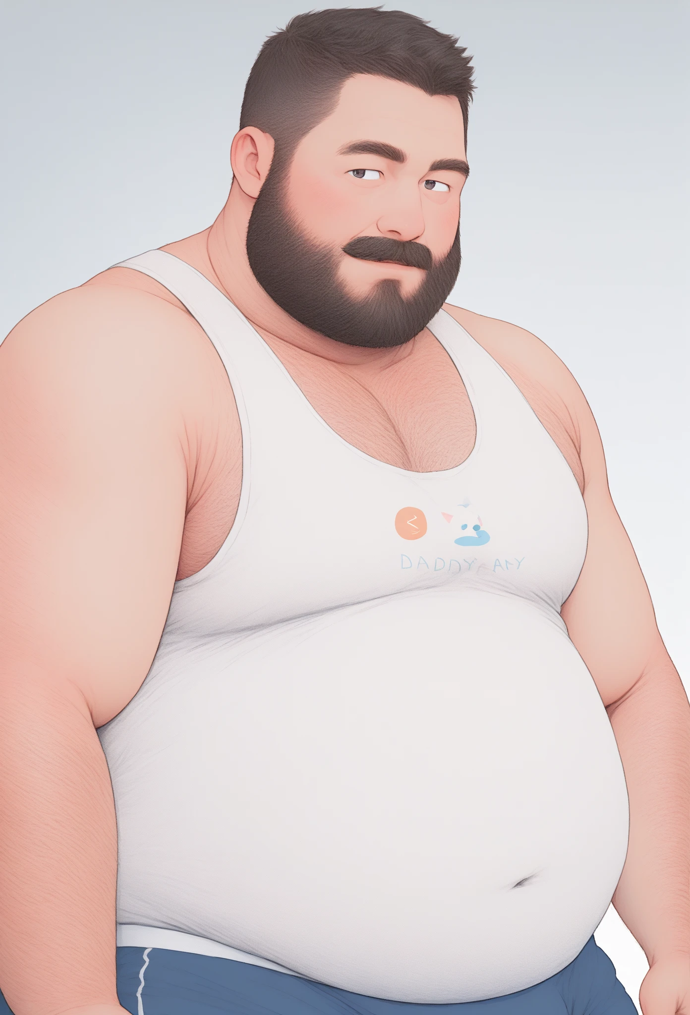 Cute fat man,Masculine,Asia