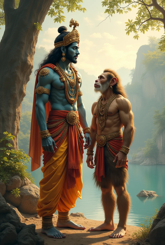 Lord Ram image with hanuman ji
