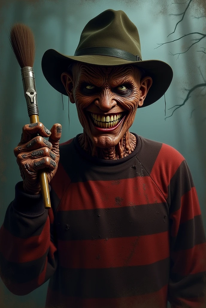 rosto de freddy krueger 