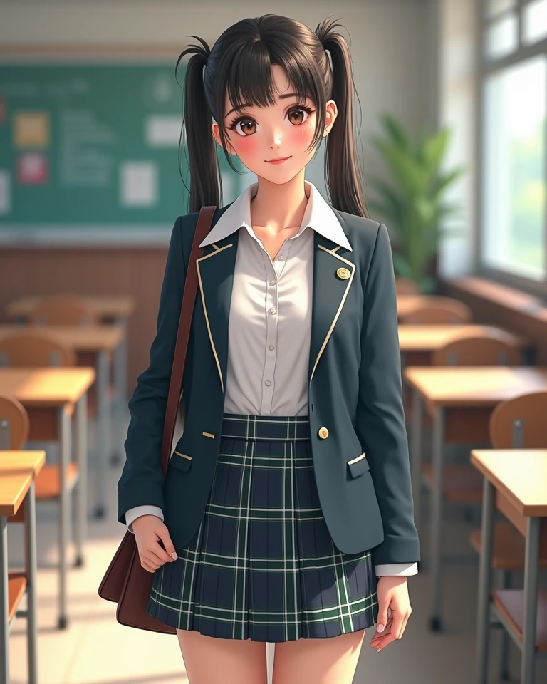((full body)), (8k, best quality, masterpiece: 1.2), (realistic, photo-realistic: 1.37), ultra-detailed, 1 girl, beautiful, in library, night, standing, oprn legs, medium breasts, shiny skin, shiny thigh, shiny legs, dating, (blush nose), (smile: 1.15), beautiful detailed eyes, school uniform, floating hair NovaFrogStyle, full body --auto --s2