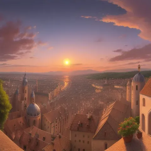 Panorama della città