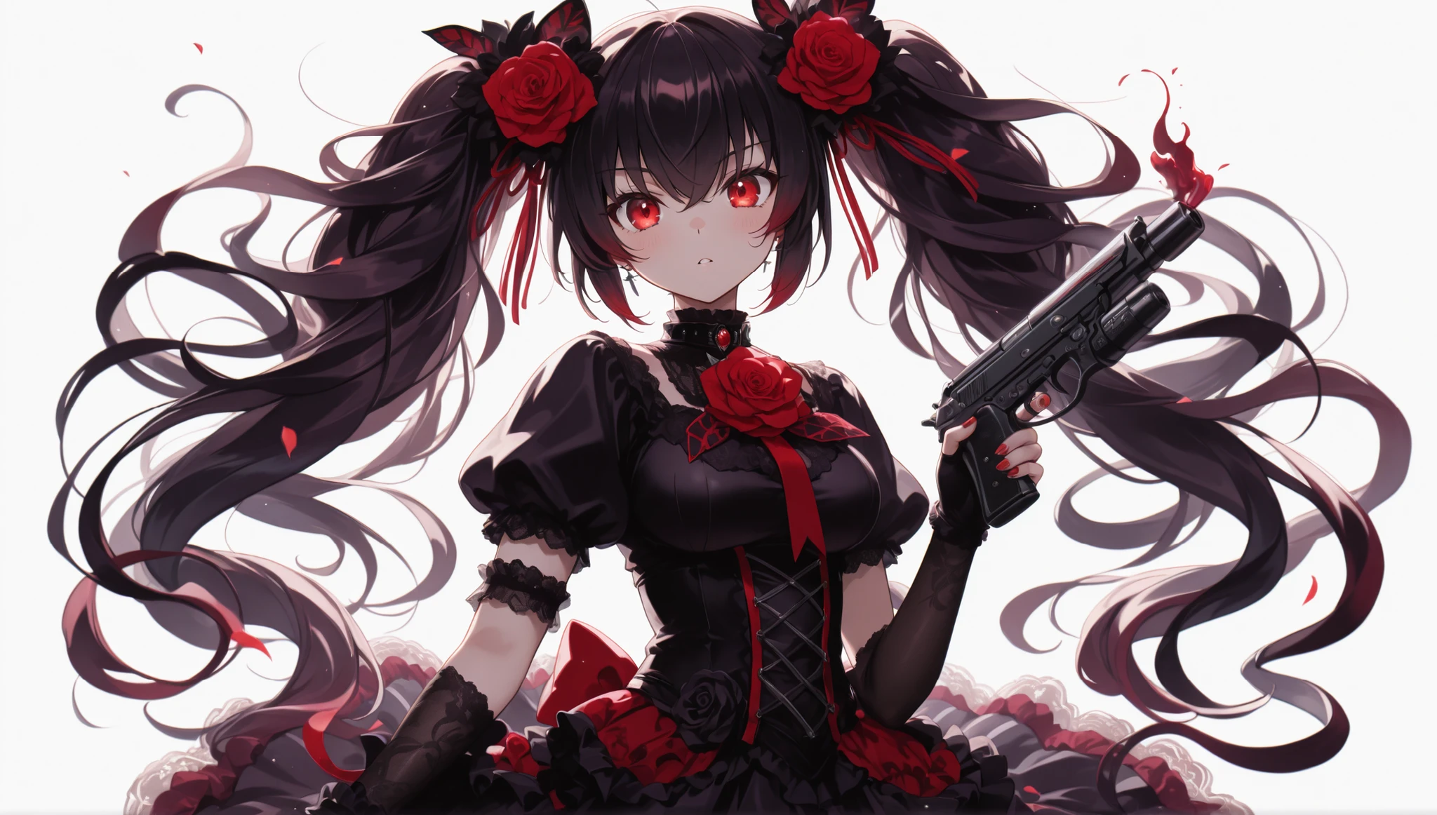 akane kurogane, red eyes