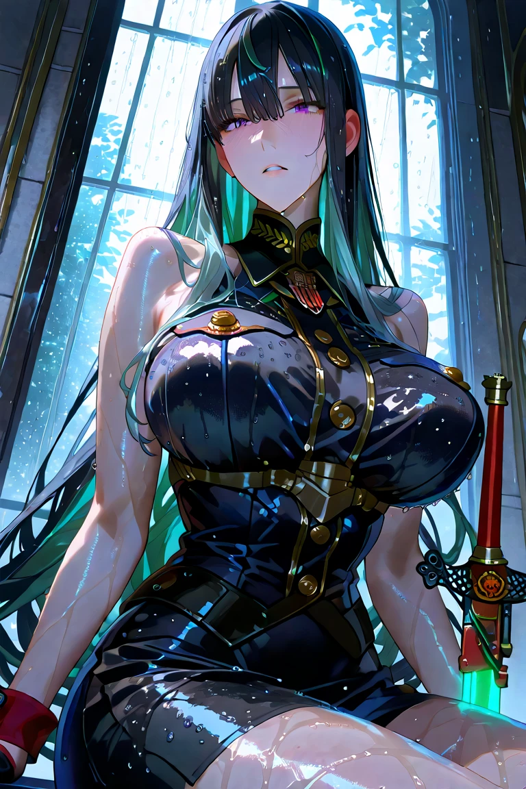 This is an incomparably majestic figure, she has a long snake body lying coiled, but the upper body is a human body, the upper body is extremely rare, and the scale-like chest protection wraps the two towering seats on her chest. And following the gaze upward, her skin was incomparably fair, like condensation. Moreover, she has a pure but endlessly attractive face, and her red lips are as fresh and green as cherries in the morning, making people unable to suppress the urge to bite it.