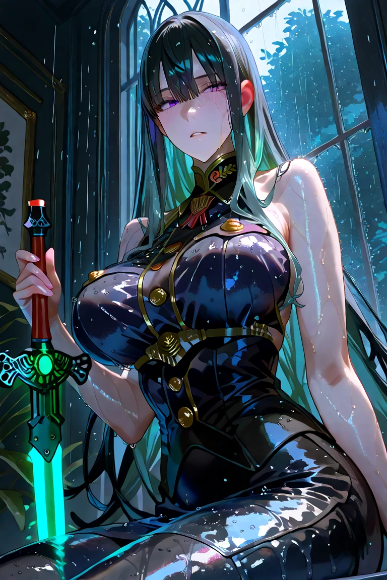 (Exquisite, heart-shaped glasses: 1.5), (Impeccable reflection: 1.3), (Female figure: 1.4), (Long, black hair: 1.3), (Blue, captivating eyes: 1.2), (Subtle, glinting reflection: 1.2), (Luminescent, glass material: 1.2), (High-definition: 1.3), (Realistic representation: 1.2), (Cartoonish: 0.9), (Anime-inspired: 0.8), (Nostalgic: 0.6)
A stunning woman with