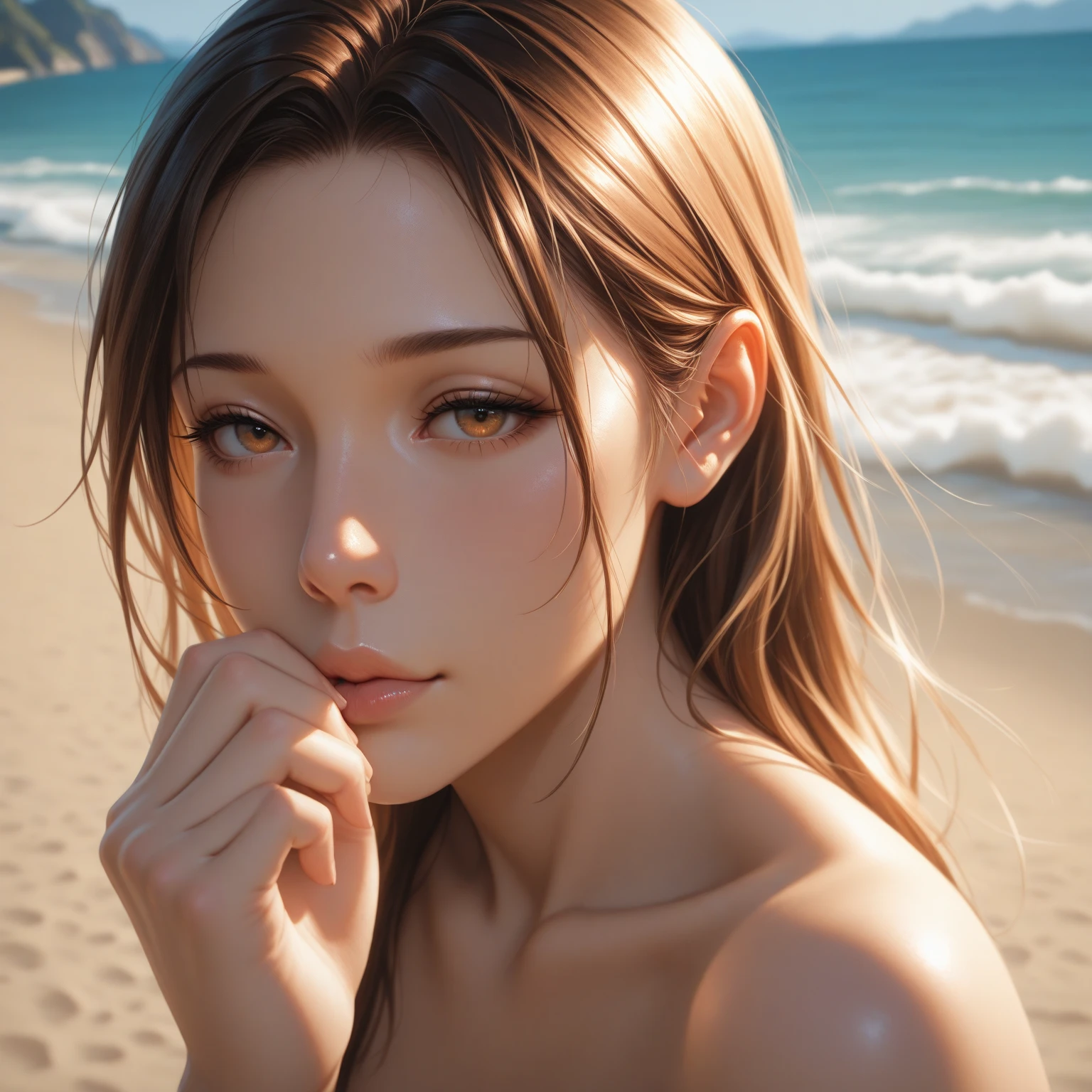 (masterpiece, best quality, dusk:1.3), Wide shot, group of naked girls, fair skin, asian, skinny, huge breasts, :o, fringe, honey blonde, hair bow, curl mascara, rural background, boreal steppe, Imperceptible detail, trending on Behance, nsfw, boobs press, hotspring girls, onsen,