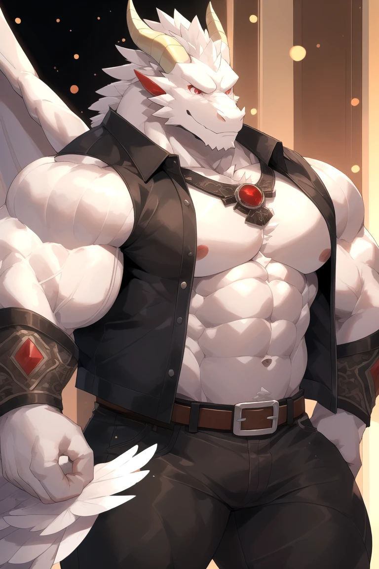 The only person,Wolf head,Wolf Tail,Male,Muscle tissue,sexy blue ears,Blue Hair,Hairy arms,Hair on legs,The whole body is covered with gray fur, White,black socks,red collar, Face-to-face audience,Stroke,sit on the floor,Abdominal muscles,Topless,stronger,male,not wearing clothes ,Big Tail,Hairy chest and genitals,He raised his genitals higher with his hands,Genitals and,, ,