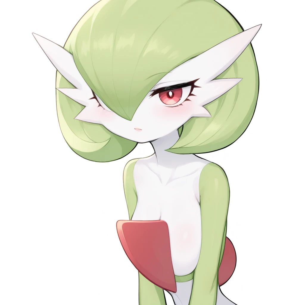 Gardevoir with big tits  on the beach sitting  and showing her feet 