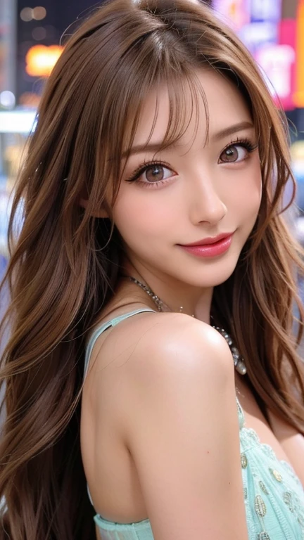 best quality, masterpiece, ultra high res, photorealistic, 1girl, offshoulder, smile,Portrait