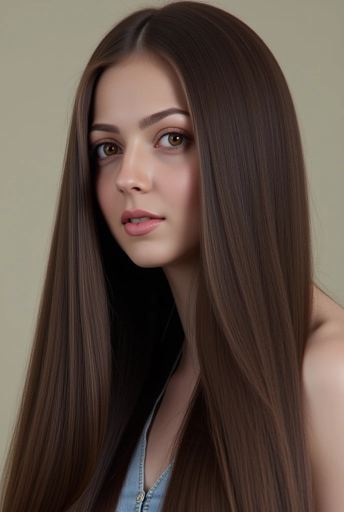 ((Beautiful woman, body shot,Long Hair,Simple background))