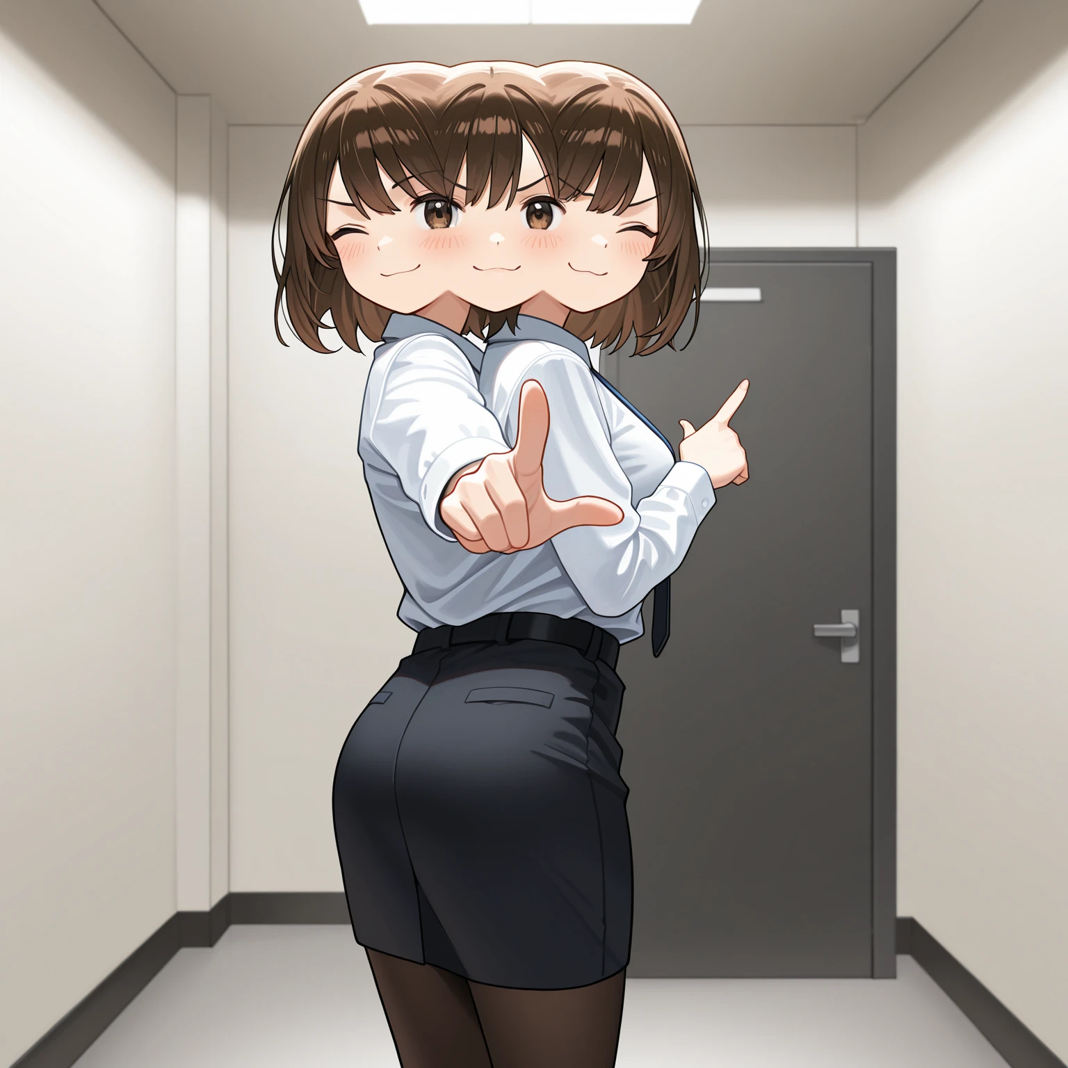 ((Small Breasts))、,(nsfw, 1man and 1woman, vaginale, Standing sex),nsfw,((Completely naked))、Highest quality、Very delicate and beautiful、young、Young face、((Very short bangs))、((Bangs))、Brown Hair、Light Hair Color、Short Bob、Young body type、Short stature、Cute like an idol、Yellow Eyes、Are thin、Slim figure、((The background is the gym storeroom.))、Open Mouth、Embarrassed face、Sweat、Gym mat、