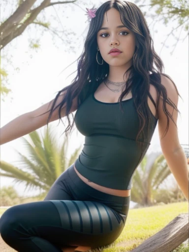 A 22 year old woman, with black, curly hair,
ultra quality expressive eyes,perfect hands
Perfect face, perfect eyes, yellow leggings