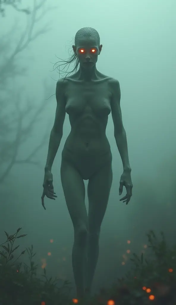 realistic photo of abandoned bloody land by night, full body portrait of beautiful ((whith skin)) nude european young woman with very white skin, nude european bombshell female necro with headdress ((without clothes)), ultra-detailed, dark art, horror swamp, fog, mist, illumination spots, atmospheric darkredblood and darkgreen sepia lighting, Miniature Skulls Decoration, foggy day, epic, realistic photography, 8k resolution high definition, dynamic lighting hyper detailed intricately detailed art, triadic colors Unreal Engine 5 volumetric lighting, hyperrealistic, hair pin, glamorus model, temptress, sharp focus bokeh, studio photo, intricate details, highly detailed, raytracing, subsurface scattering, ((muted colors)), diffused soft lighting, shallow depth of field, photographed on a Canon EOS R5, 28mm lens, F/2.8