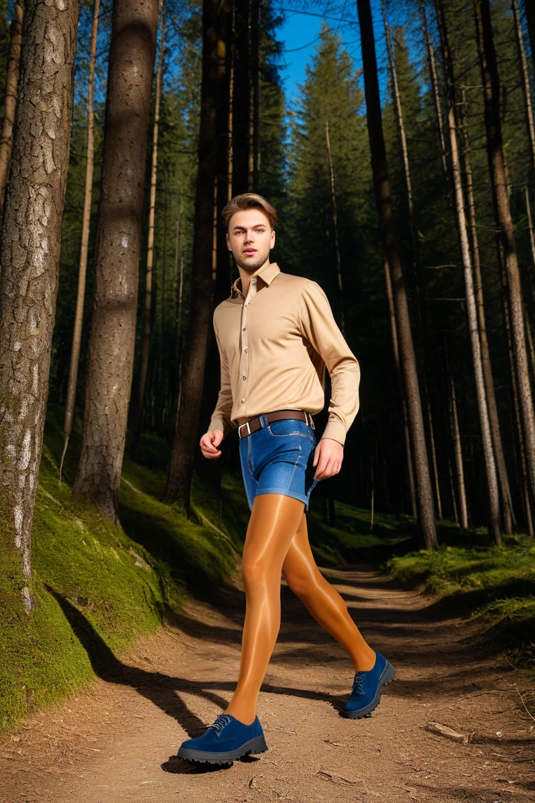 weird fashion, clothing grass, full body,milky rainbow reflection, water, outdoors, sun, sky, lake, nature, river, landscape, cloud <lora:weirdfashion:1>