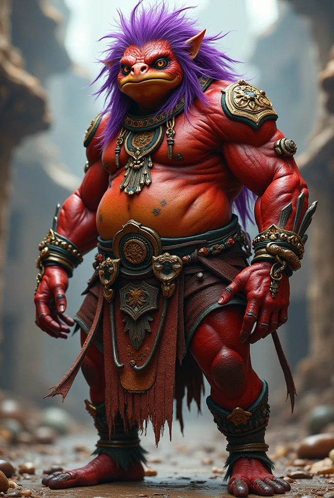 Goron with corals on his body