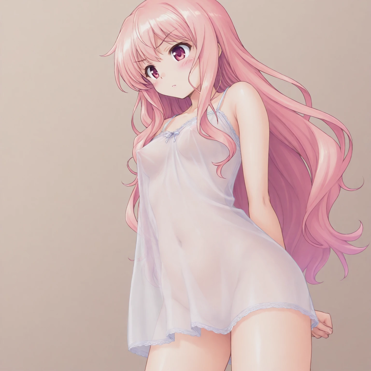 (Ultra HD quality)), ((masterpiece)), 19 years old,Very detailed,Puffy nipples、(see through:1.5)、B cup, breasts, straighten your back、abdominal muscles、huge bust、angle to floor:1.2、low camera angle、Hair loss on crotch,Hatsune Miku,Foreshortening, depth of field, main part, best quality, 1 girl, pink hair, teal eyes, medium long hair, floating,Pink rays, O looks at the audience,pink skirt, flight, Dim sunlight,