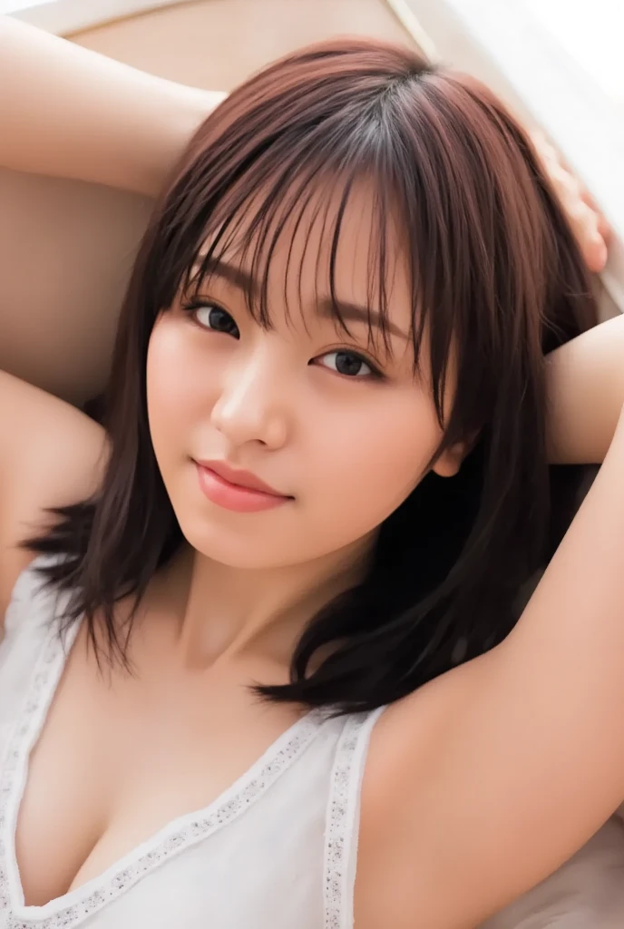 （masterpiece）、(highest quality:1.5)、(16k wallpaper:1.2)、(Photorealistic:1.2)、(Ultra-detailed:1.2)、(超A high resolution:1.2),(Surreal), (High resolution), (Very detailed), (Professional), (Realistic), (Post-processing), (Very detailed),(Sharp focus), Sharp focus:1.2,Photorealistic, Ultra-realistic, Backlight, Bright light, (Improvement of quality:1.4), Healthy thighs、Narrow waist、Big Ass、（Beautiful legs）、((Perfectly detailed five-fingered hands)),（Anatomically correct body）、((1 female:1.4))、Japanese、Asian、Realistic Skin、（Small chest：1.4）,Pretty woman with perfect figure:1.4,(from the front:1.5), (Enhances the beauty of skin texture:1.1), (Beautiful fine details), (Detailed face),Beautiful realistic face,No makeup、美しいBlack Hair、Super Beauty、The best smile、Natural color lip、Even bangs、Hide eyebrows with bangs、((29-year-old woman))、Bob Hair、Hair blowing in the wind, (Black Hair, Iris, Watery eyes, Shining Eyes, Short bob cut hair, Small earrings, Lightly reddish), Hair behind the ear、No makeup、(Drooping eyes)、Drooping eye corners、Professionalのカメラマンが撮影した写真，1 girl, 

Unbelievably absurd, Photorealisticな顔をした美しくてかわいい女性, highest qualityの職人技を披露. Her slim body is short, Messy Hair. アートワークのHigh resolution, Very detailedな特徴を完璧に捉えることができる. The girl is wearing a Christmas costume. The focus is on the practical student, Expressing depth and emotion. ((Exposing breasts)) Cute Smile.