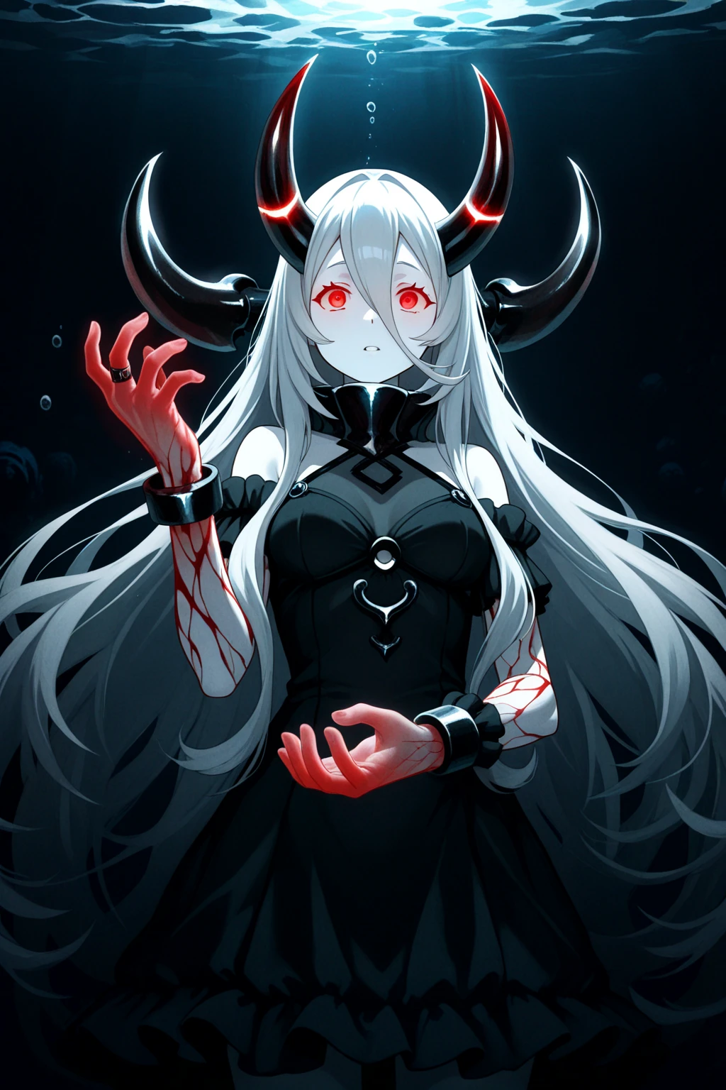 ((Grotesque expression, Best masterpiece, Perfect quality, Ultra detailed)), A skinny  girl with flat-bust is parasitic. Parasites are parasitic her. Chrysalises are writhing inside her body, Scratched body, Teared skin, Bloody wounds, Decayed limbs, Parasites, Parasitic, Infection, Infest, Surrender, Larva, Maggot, Fleshy, Grotesque