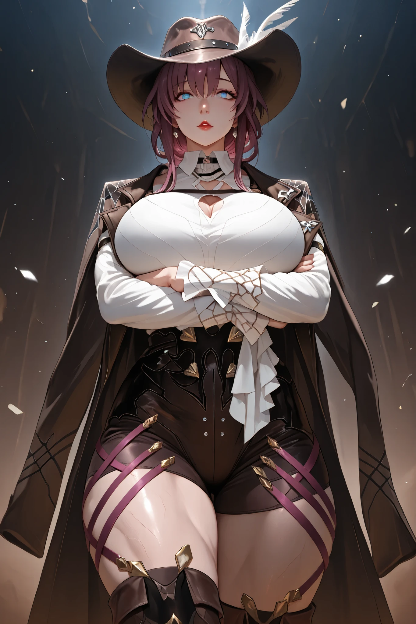 Anime - imagem de estilo de uma mulher com peito grande sentado em uma cadeira azul,  anime sedutora, Guweiz, guweiz em pixiv artstation, Kafka, Guweiz em ArtStation Pixiv, arte sem estilo por guweiz, arte cg anime suave, O primeiro trabalho de Guweiz, Grosso, [ Arte Digital 4K ]!!