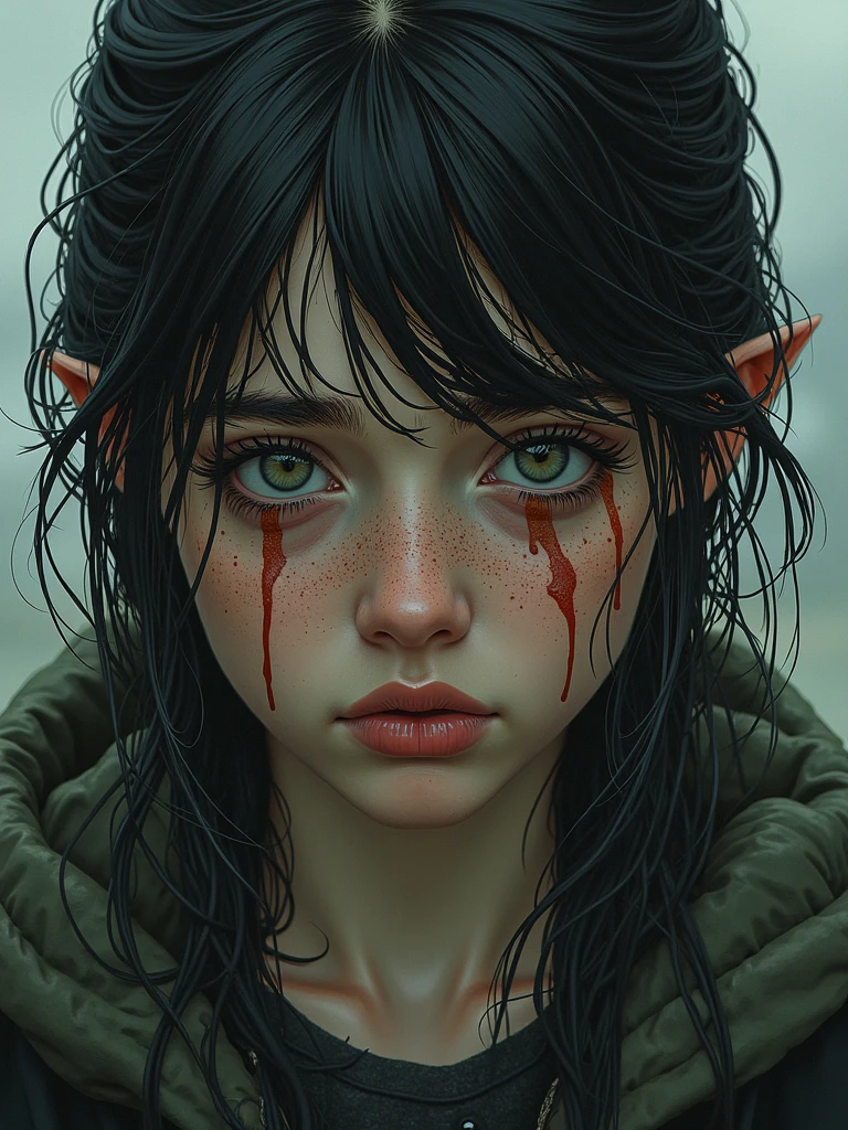sad avatar crying wet
