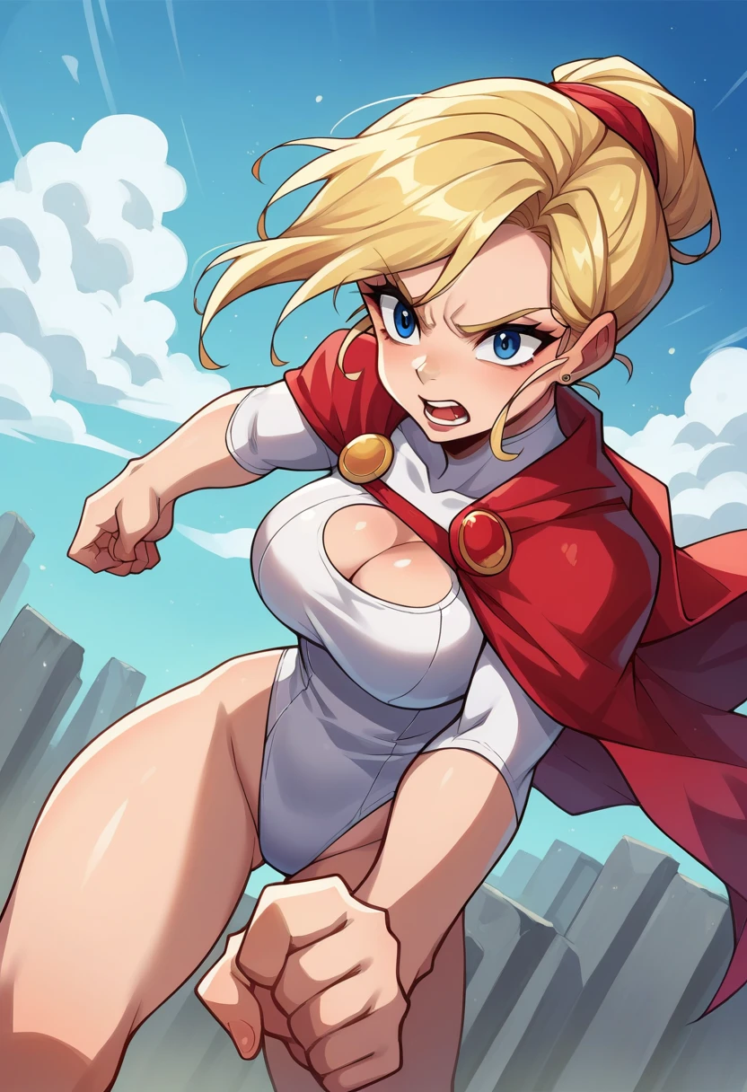 Senju_tsunade, Wonder woman display, extremely tight, extremely gigantic breasts, squeezed breasts, sweaty body