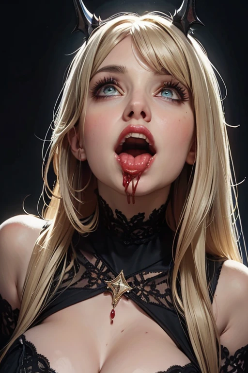 Highest quality, masterpiece, look up, cute,(Horror),(((少女の美しいzombie))),(zombie),(This girl is dead),Trying to bite,(((Bleeding,Injured))),(((Shedding tears of blood))),((口からBleeding)),((Covered in blood)),(A body covered in wounds),((zombieに身体中を噛みつかれた)),((Sexy)),(sexy),((Small breasts)),(Baby Face),(Middle school students),Blonde,(((Masturbation))),((semen)),Beautiful Style,(((Lower body exposed))),((Pale skin)),(Sensual look),Sexy表情,Expressions of delight,Crazy Smile,((Ahegao)),(Dark atmosphere),(Dark atmosphere,fear),((Dim lighting))