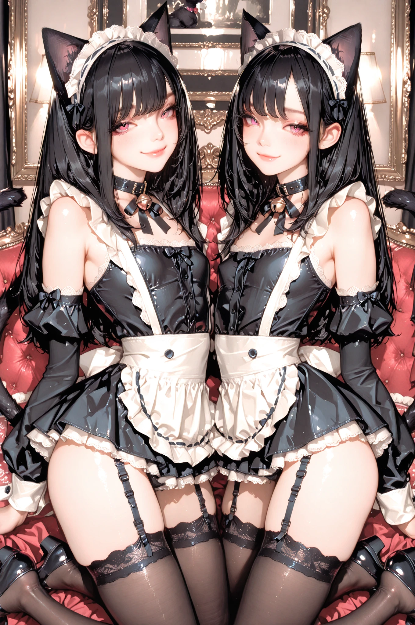 masutepiece, Best Quality、Realistic, ( Intricate details, depth of fields)、Hyper-Realism, 8K, Best Quality, Super Detail, netting膜, ighly detailed, Perfect face, Perfect body, Huge breasts, Constriction, Very big ass, Glamour, indirect lighting, hair wavy、Shorthair、prety woman,A dark-haired、goddess of Japan、 the perfect appearance, Smile, Lolita, Oily skin、shinny skin、indirect lighting, Anatomically correct、Skin Texture、Big eyes
Sexy Full Body Tights((netting))、Bend at the waist to pose for cleavage