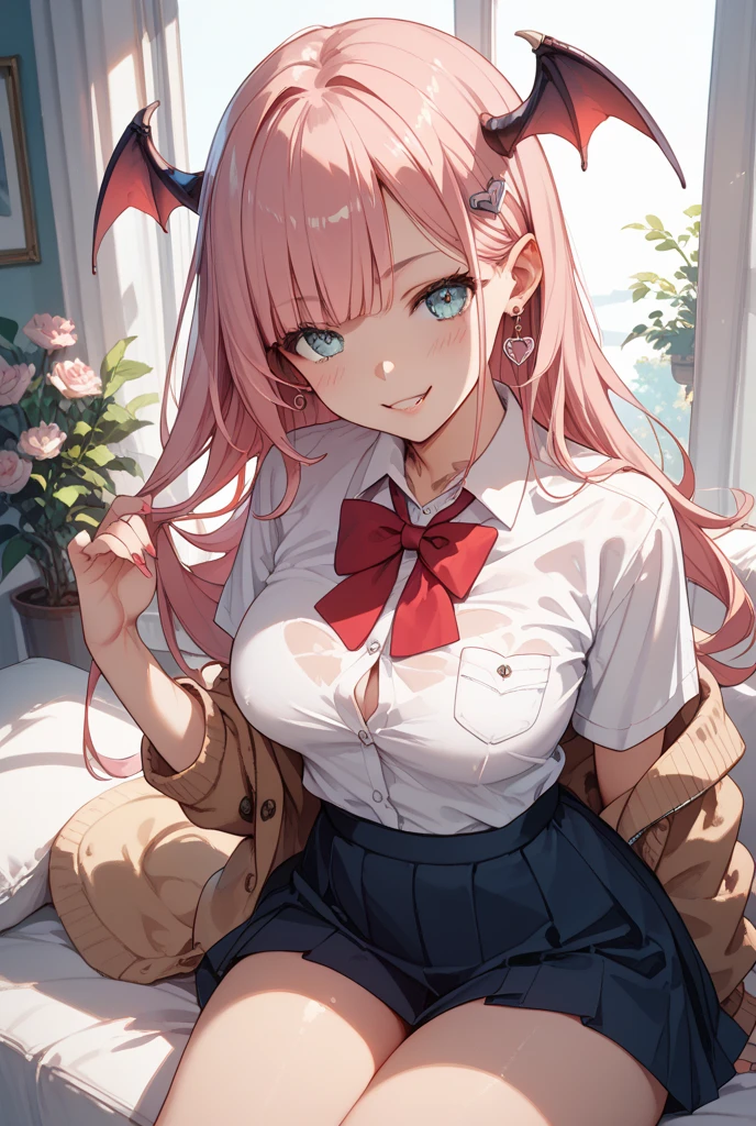 younger sister、high school girl、Small stature、Blazer Uniform、ponytail、Fancy Room、Best image quality、High resolution、masterpiece、super high quality、Spread your legs wide、striped panties、Orgasm Face 、Acme Face、アヘ顔でshout、Showing panties、Panties close up、In underwear、Very large breasts、close your eyes、Cowboy Shot、Low - Angle、Take off、Blushing、4K quality、Close up of private parts、lingerie、Spread your legs、Big Ass、Zoom in on the lower body、She spreads her legs wide、Spread your legs、at last、Striped Black Knee Socks、Very naughty pose、Exposed breasts and clitoris、Bitch、Show me your lower body、Please sit down、My crotch is wet with love juice、Sexy Face、Orgasm Facial、Sticking out tongue、Pay attention to the panties、take off your clothes、Shooting from below the crotch、shout、Surprised expression、Seduce the buttocks、Voluptuous thighs、Whipped ass、Very large 、Please open your mouth wide