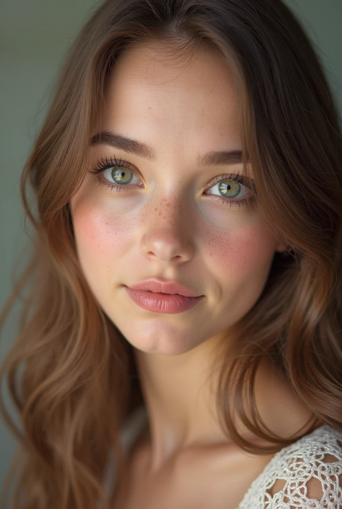 ALPHA TEST, ((DYNAMICS POSES+in a bed)):1girl, pale skin, bangs, freckles, blush, detailed skin, pouting, innocent, petite, natural lighting, warm tones, ,best quality, masterpiece, ultra-detailed, Photorealism, realistic, perfect facial ratios, perfect facial features, chubby full cheeks, blush on cheeks, red flush on cheeks, all attention given to the face, emphasizes on the cute chubby cheeks, Soft and smooth skin texture, shiny skin, flawless complexion, shiny green eyes, eyelashes, natural eyebrows, rosy lips, cute small nose, cute face shape, warm and inviting smile, natural lighting, gentle shadows, detailed hair strands, black silky hair, hair on the sides framing the face, glossy highlights on the hair, rich and vibrant colors, vibrant and warm background, complementary colors to enhance the girl's features, captivating expression, engaging eyes, intricate details on eyelids and lashes, flawless complexion,mild freckles Life-like textures, minute details, every aspect of the face made clear and visible, picture fills the canvas, (shiny skin),(WEARING Heart Shape Zip Cup Underwire Harness 3pc Lingerie Set ):1.2, surrounded by colorful vanilla crystal transparent flowers and butterflies, pale skin, crystal hair full body, high heels, solo, beautiful eyes, (closed mouth:1.3), extravagant, ornate, designer, opulent, picturesque, lavish
