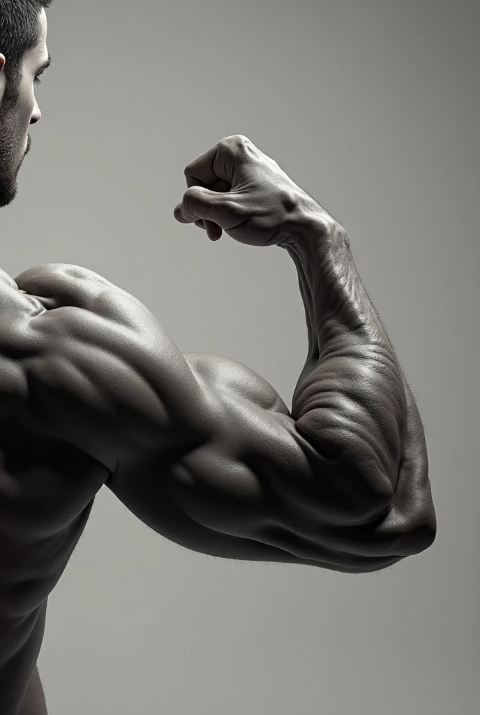 8K(masutepiece:1.2),(Best Quality:1.2),(Ultra-detailed:1.2),(highly contrast:1.2),(monochromes:1.1),(Strong men),(Orange T-shirt),(Bodybuilding Gym),(dark environment),(A light),(Monochrome photography:1.1)