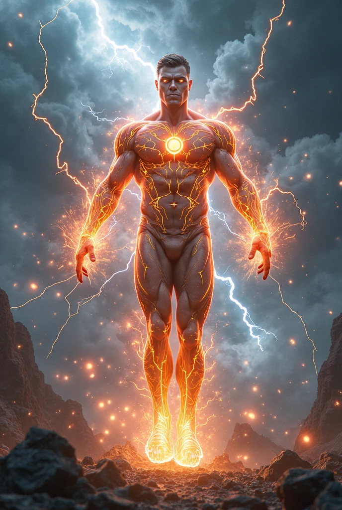create a galactic level superhero


