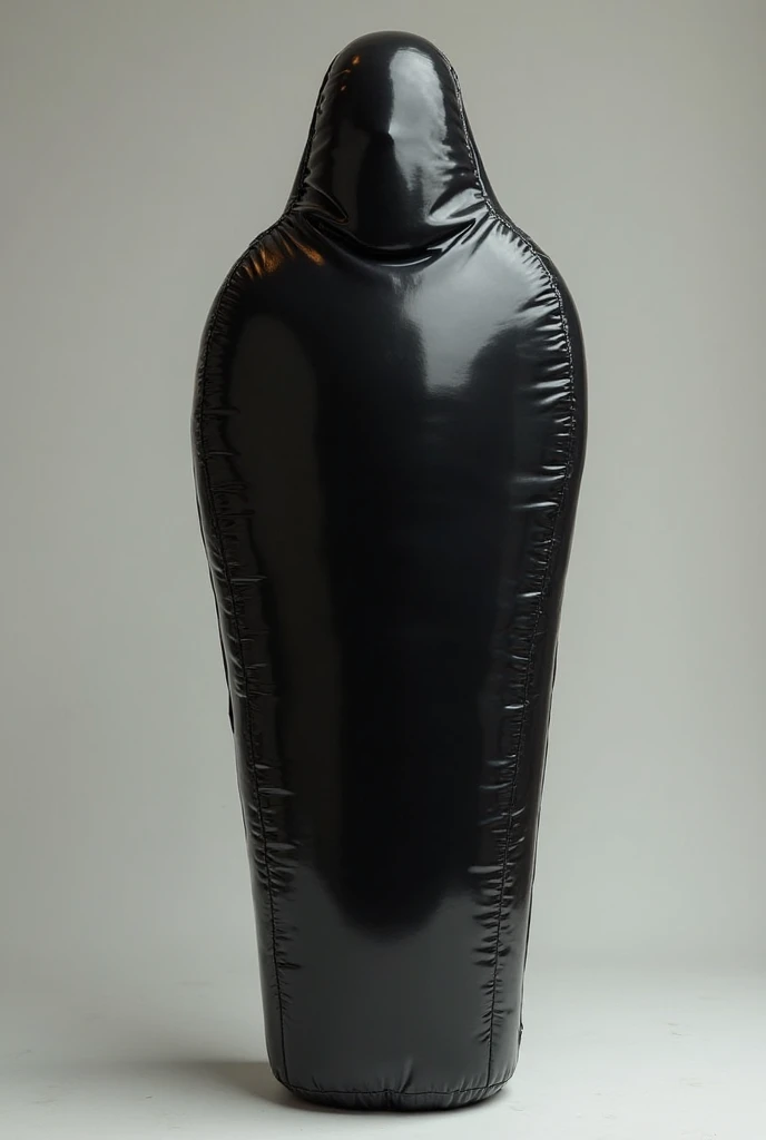 Korean,60 years old,woman,LATEX in black metallic color,real,high resolution,,Shine a light on the ,Position with  facing forward,View from above,Stick your  out,flesh blob,Spreading,,
