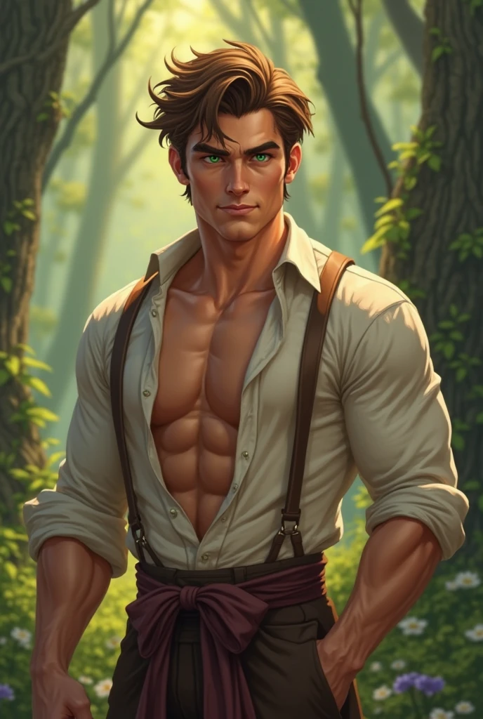 score_9, score_8_up, score_7_up, score_6_up, score_5_up, score_4_up, full-body:1.4, Berke, man in jeans and tank top surrounded by flowers, smiling, magic the gathering artstyle, in the style of clint cearley, dark forest. strong, colorful light, beautiful random images, elemental guardian of life, guard, metal armor , dark-blue eyes, handsome face,,<lora:TrSerkan-Berke-Pony-v1:0.8>
