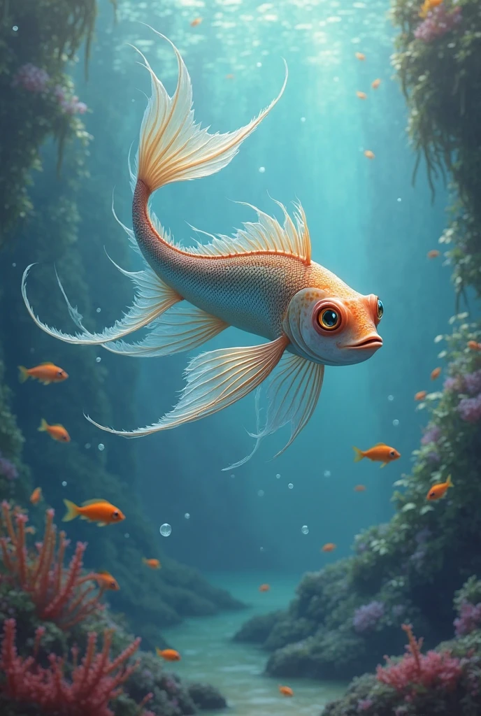 graceful long gay fish