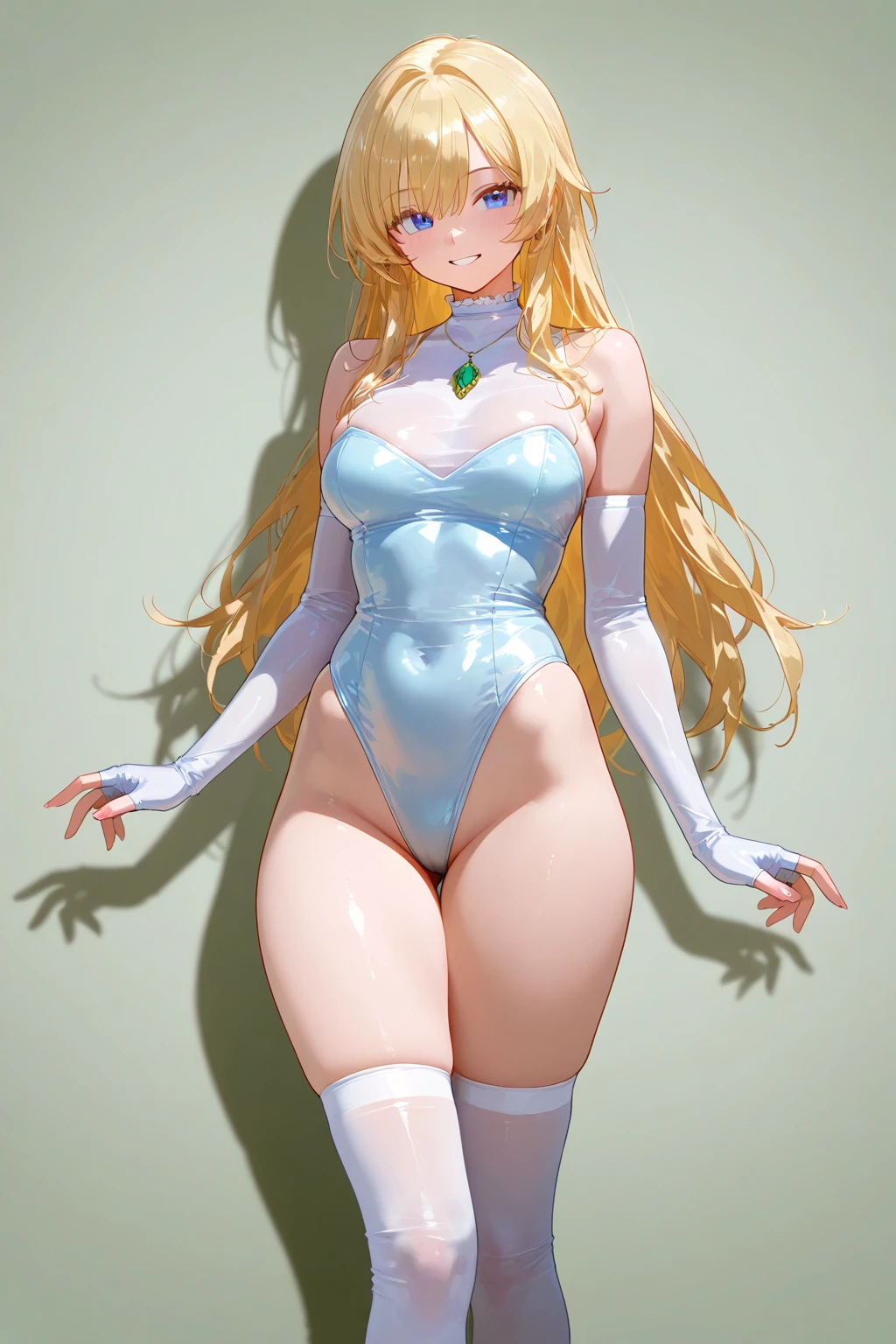 Masterpiece, high resolution, anime-style beautiful girl, suspended in a filthy beaker, completely immersed in a mystical liquid, surrounded by a magic circle, casts a mesmerizing glow in a small, dimly-lit room adorned with phosphorescent flashes. The girl, with her flawless features and radiant complexion, stands out in stark contrast, her laughter echoing softly in the stillness. This impressive, 3D rendering captures the exquisite details of her delicate features, every curve and line rendered with meticulous precision and impressive lighting. Her pose, though seemingly playful, carries an undertone of danger, as if hinting at the monstrous