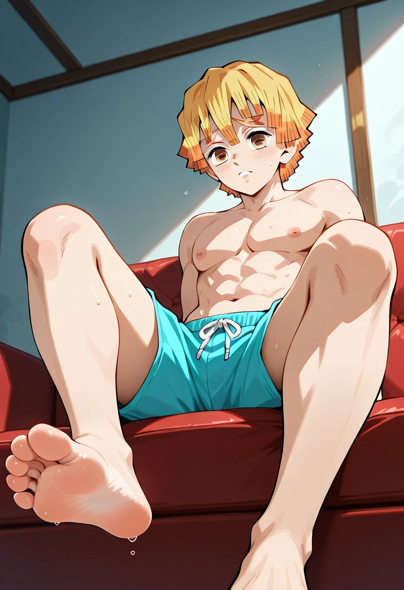 score_9, score_8_up, score_7_up, score_6_up, source_anime, BREAK, hellsing, seras, seras victoria,  genderswap, genderbend, smug, blush, huge penis, huge cock, ftm genderswap, genderbend, looking at viewer, no pants, tank top, solo, sitting, indoors, sitting on sofa, inside ship, male, femboy, flat chest, twink, teen,teenagerr, twink, flat chest, smug, shy, precum, erection, front view, biting own lips