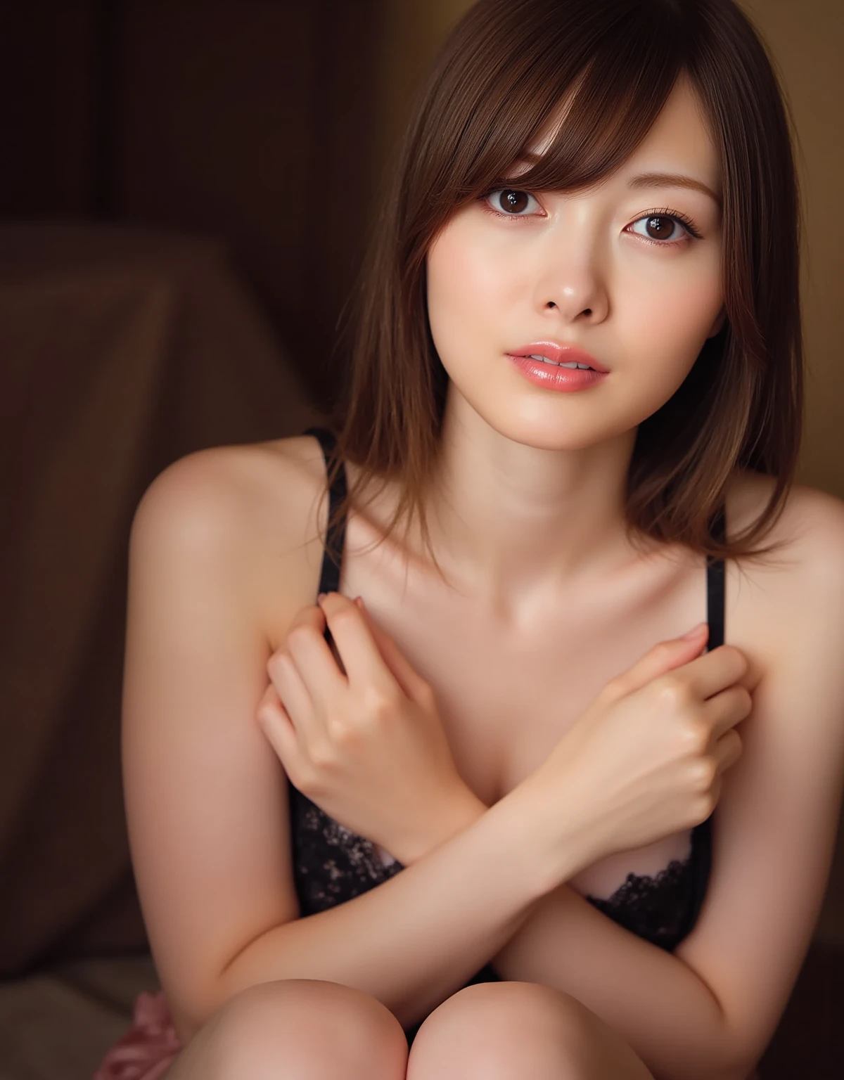 Medium display, Medium Shot, Written boundary depth, bust, Upper Body, Movie angle, masterpiece, Highest quality, Very detailed, CG, 8k wallpaper, Beautiful Face, Delicate eyes, Otome, alone, open mouth, Crimson Dress、On the Plateau